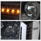 LED DRL Sequential Signal Projector Headlight for Sierra (2007–2014)