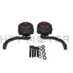 Chrome Skeleton Skull Side Mirrors for Universal Motorcycle (8mm 10mm)