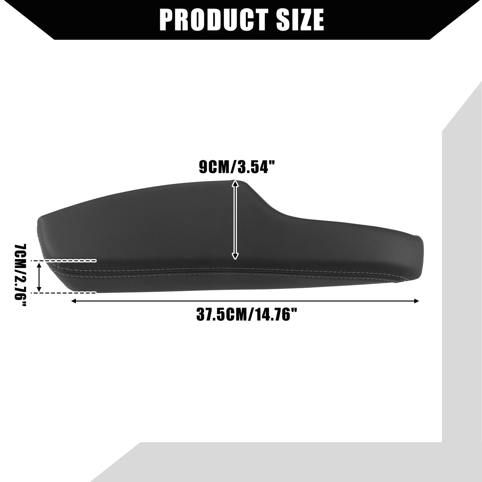 Front Left Inner Door Armrest for Dodge (2011–2023) No. 1WK37DX9AB Faux Leather