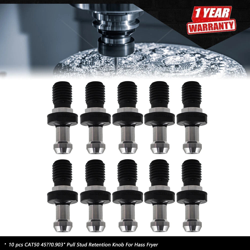 Set of 10 Pull Stud Retention Knobs for Hass Fryer CAT50