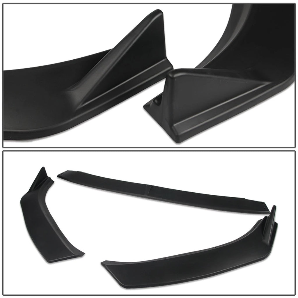 3Pcs Front Bumper Lip Splitter Diffuser for Mazda6 (2019–2021) Matte Black