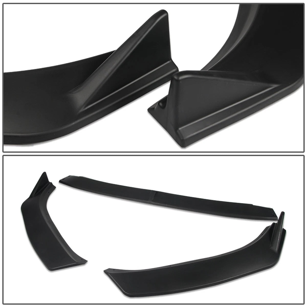 3Pcs Front Bumper Lip Splitter Diffuser for Mazda6 (2019–2021) Matte Black