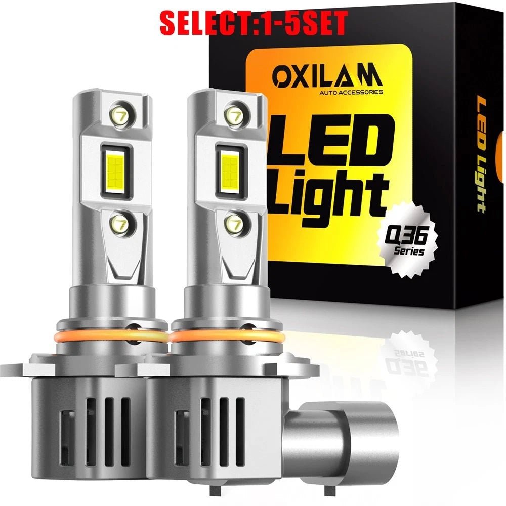 2X 9012 HIR2 LED Headlight Bulbs for 6500K Ultra Bright