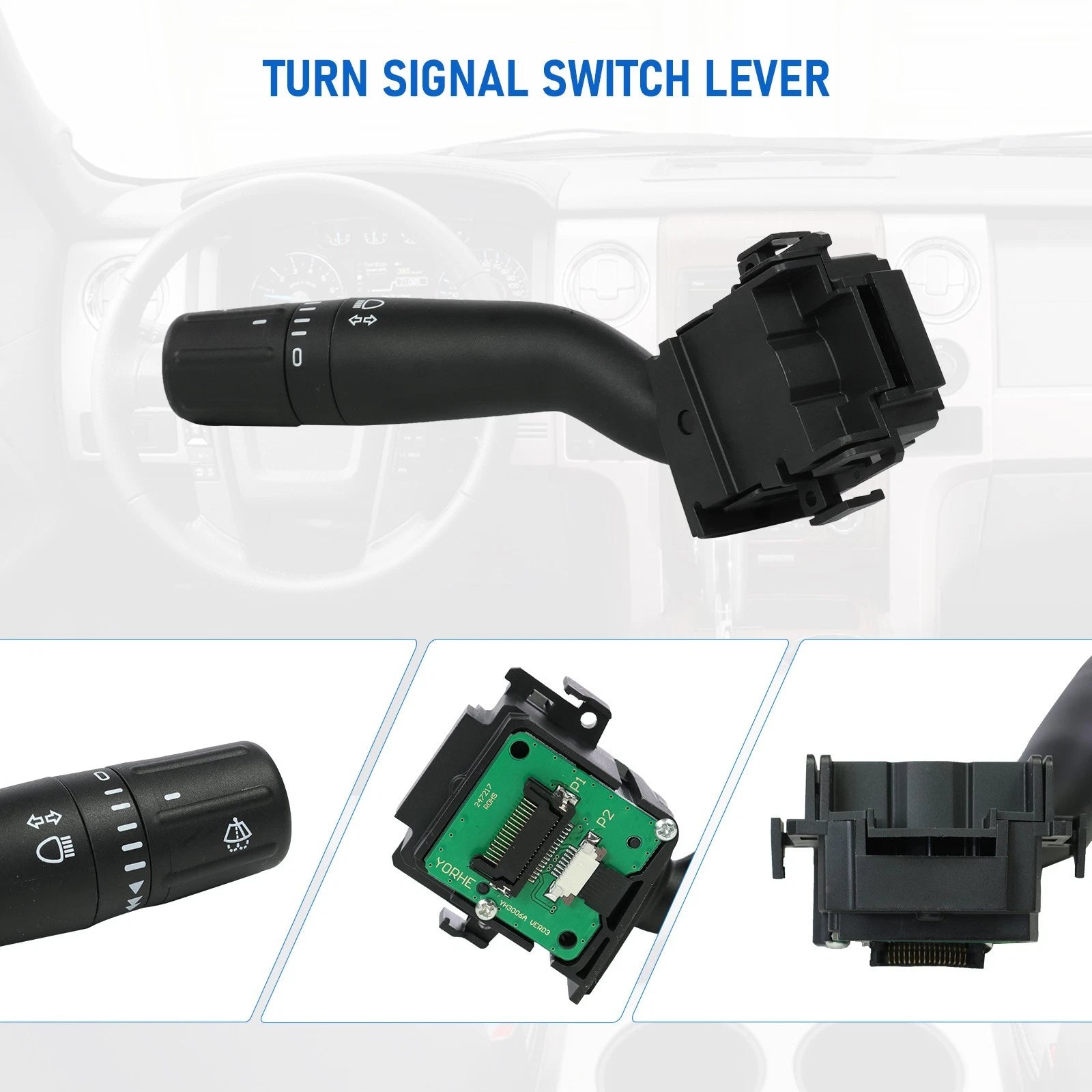 Multi Function Turn Signal Wiper Switch for Ford F150 F250 F350 (2011–2013)