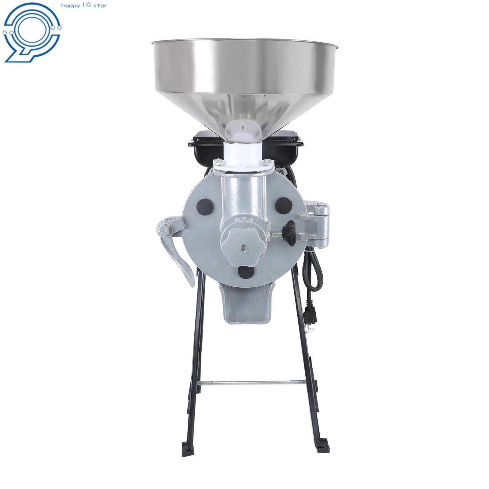 Electric Grain Mill Grinder for Corn Wheat Cereal (1500W, 110V)