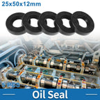 Set of 5 Oil Seal Rotary Shaft Seal Nitrile Rubber 25x50x12mm 683867647979