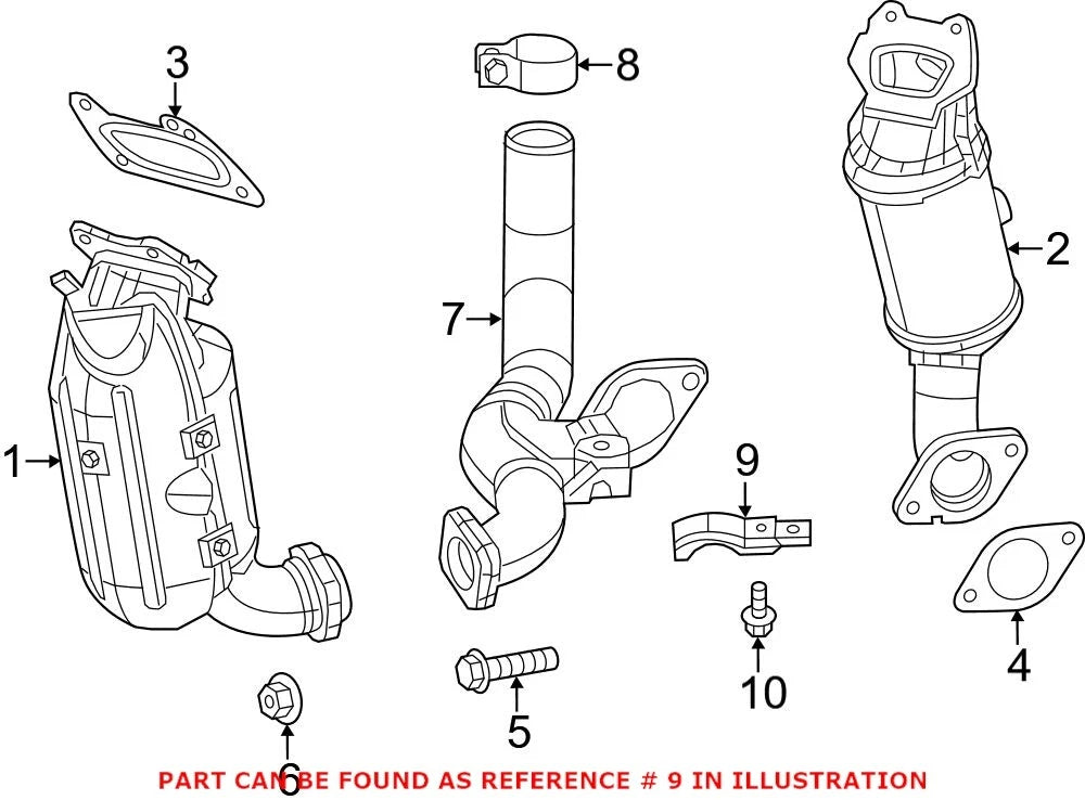 Exhaust Manifold Bracket for Dodge Avenger Journey (2008–2019)