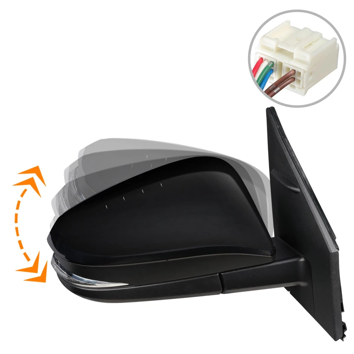 Powered Heated Turn Signal Side View Door Mirror Right for RAV4 (2013–2015)