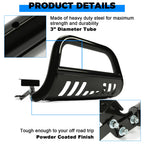 Brush Bull Bar Push Front Bumper Grille Guard for Dodge Ram 1500 (2009–2023)