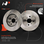 Disc Brake Rotors & Drum Shoe Kit for Toyota Echo (1999–2005)