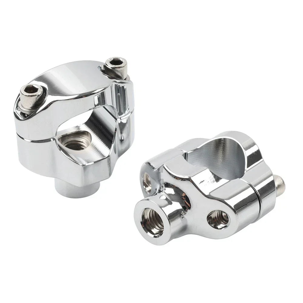 1.25" Handlebar Risers for Harley Softail FXSTC Custom (2006-Current) Chrome
