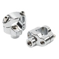 1.25" Handlebar Risers for Harley Softail FXSTC Custom (2006-Current) Chrome