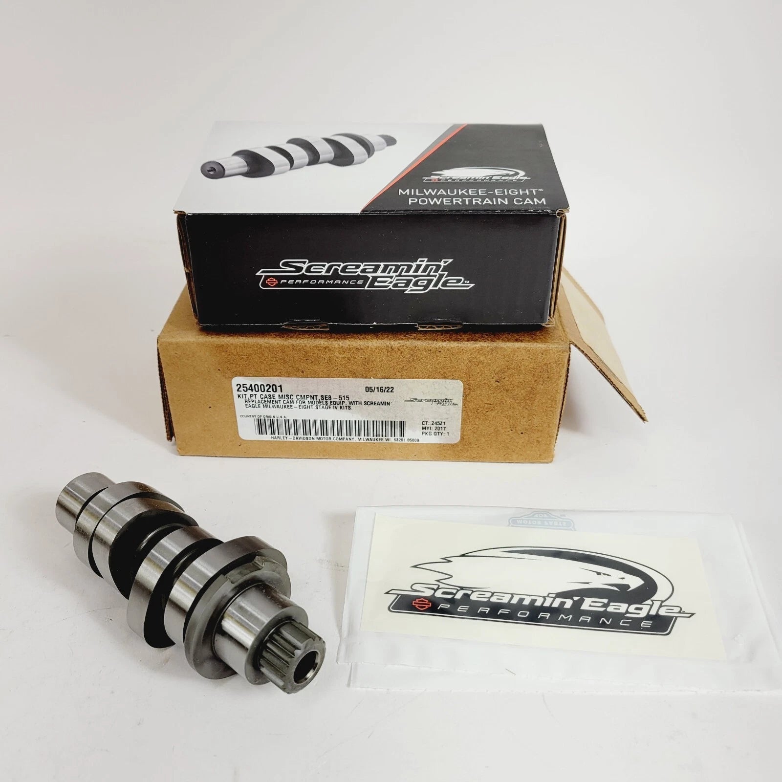 Screamin Eagle SE8-515 M-8 Performance Cam Shaft for Harley-Davidson