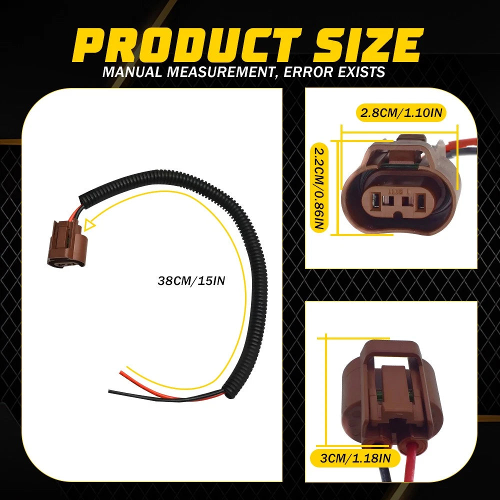 Fog Light Harness Extension Pigtail for Make Model