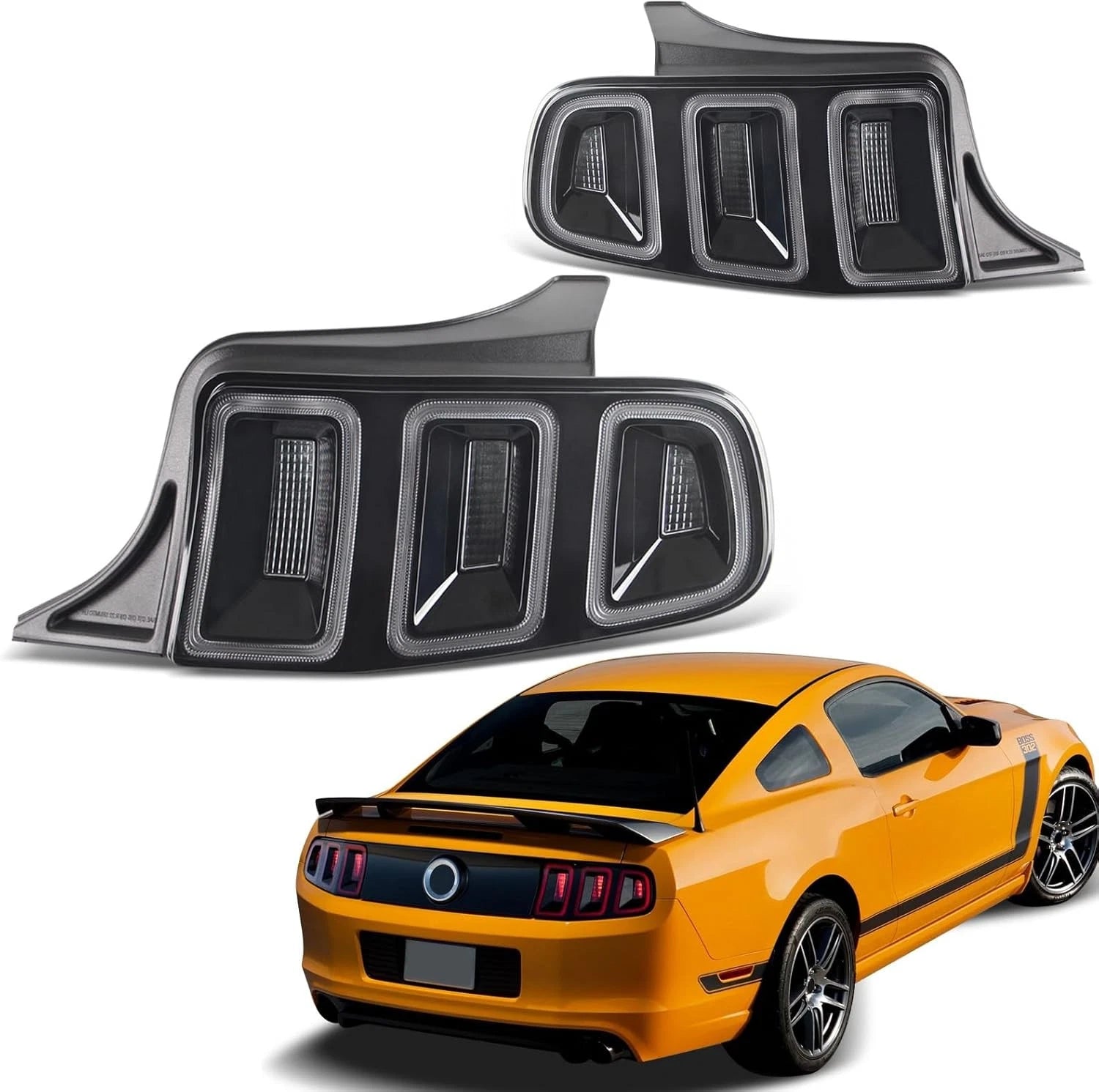 Full LED Sequential Tail Lights for Ford Mustang (2010–2014)