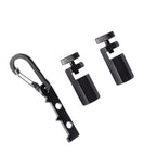 Rafter Gauge with Carabiner & Clips for Right Angle Layout