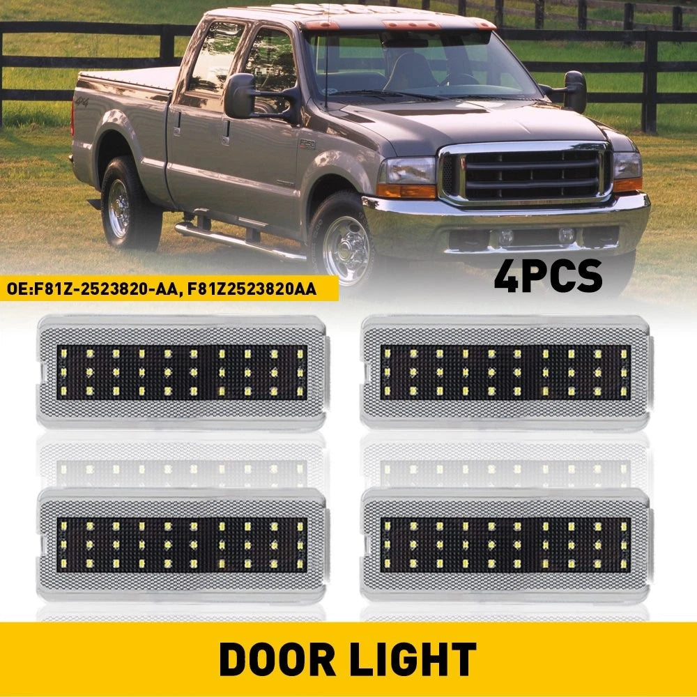 4X LED Door Entry Courtesy Light for Ford Super Duty F250 F350 F450 (1999–2007)