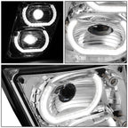 Dual LED Halo Projector Fog Lights for Volvo VN VNL 300 400 740 860 (2003–2017)