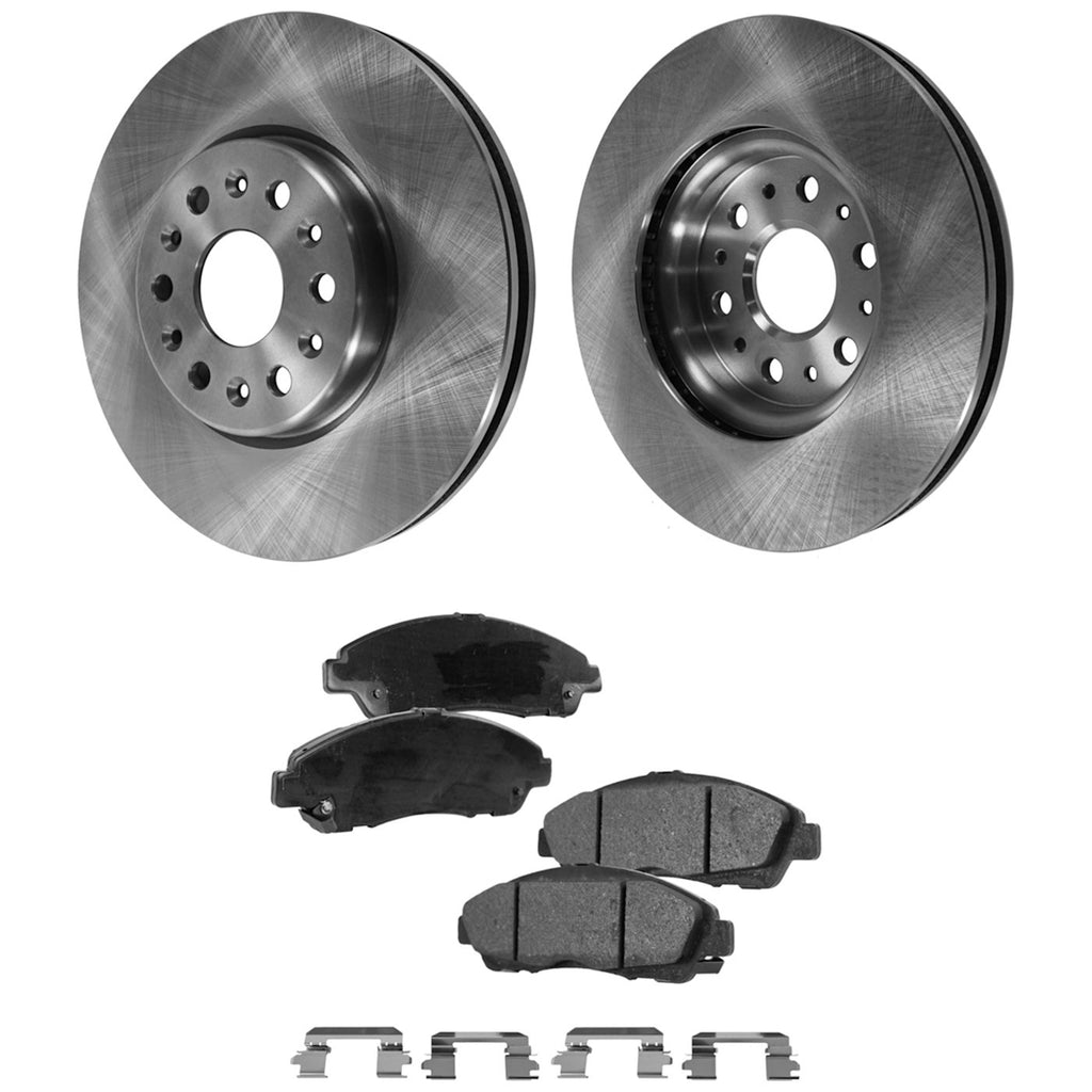 Brake Disc and Pad Kit for GMC Acadia, Chevrolet Traverse (2017–2020)