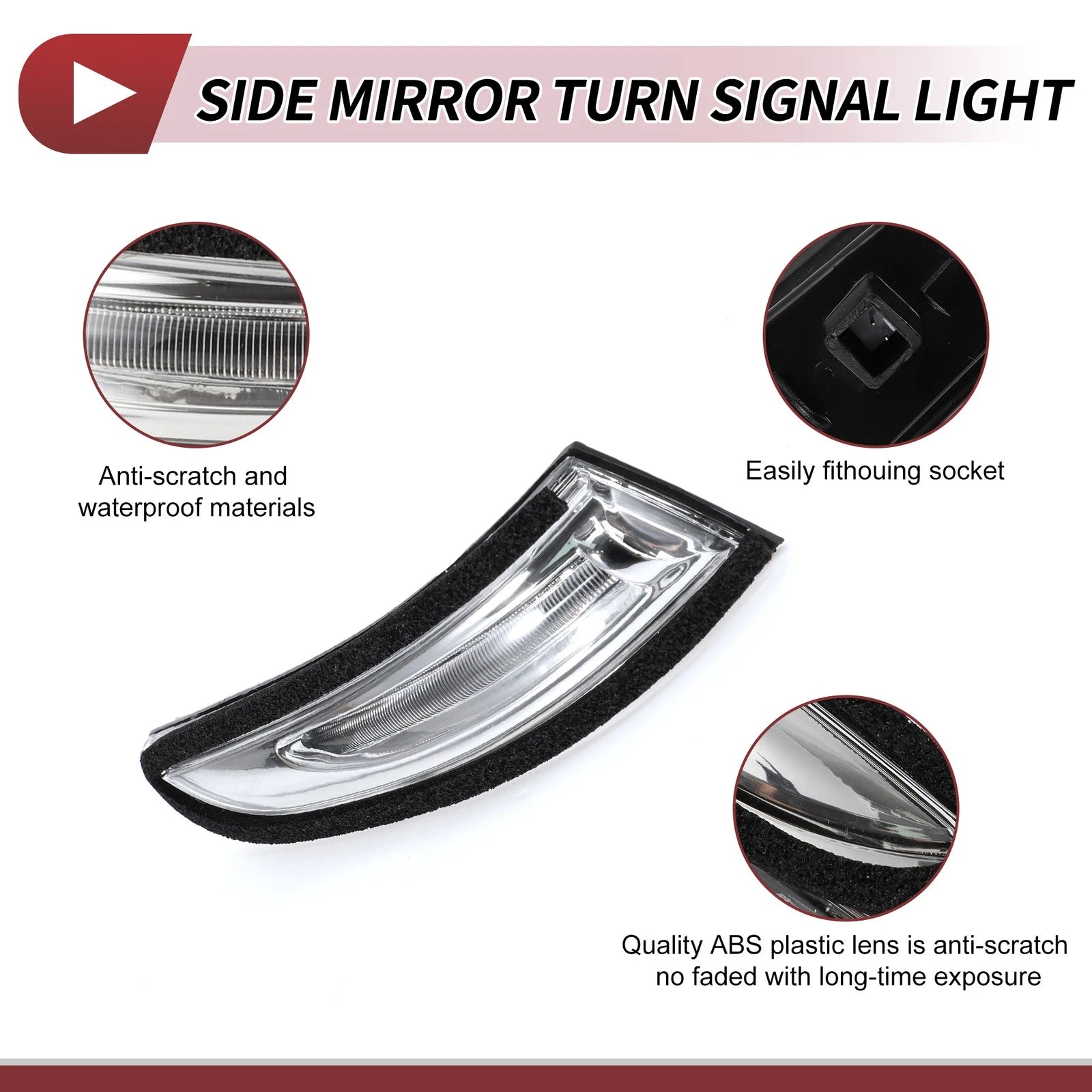 LED Turn Signal Light for Hyundai Elantra (2011–2016) Right No. 876243X000
