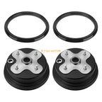 2X Front Wheel Brake Drum & Dust Seal for Yamaha Big Bear 350 (1989–1998)