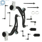 Set of 12 Front Lower Control Arm Ball Joint Tie Rod Ends for Ford Explorer (2011-2017)