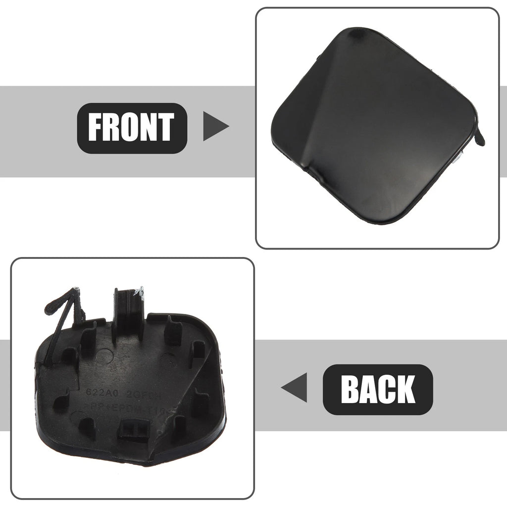 Tow Hook Cover Cap for Nissan Altima (2013–2018) Black