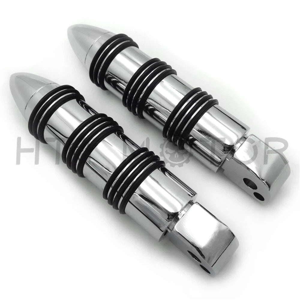 Chrome Stick FootPeg for Harley Davidson Softail Fat Boy FLFB, Fat Bob FXFB (2018–2023)