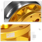 J2 Steering Wheel Short Hub Adapter for Ford Mustang/Fairlane (1965–1969) Gold