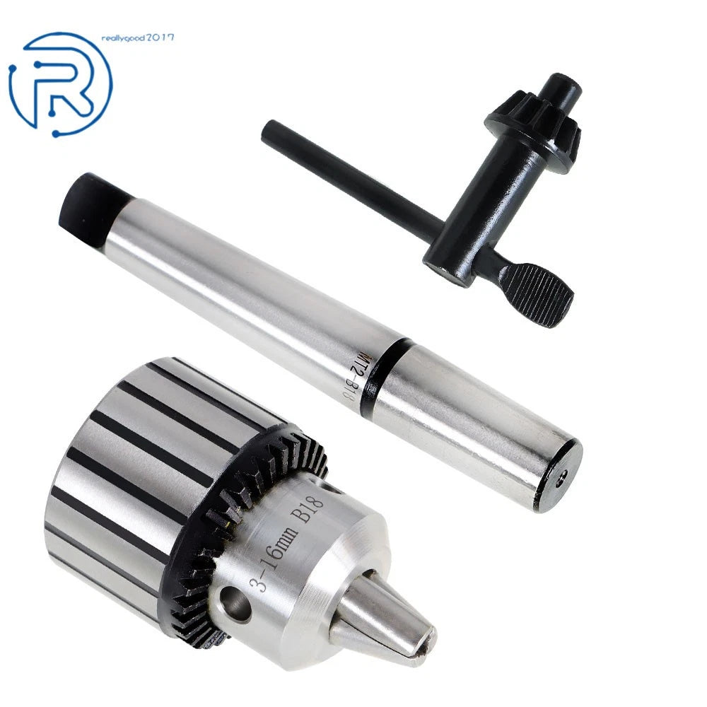 5/8" Drill Chuck with R8 Shank for Precision B18