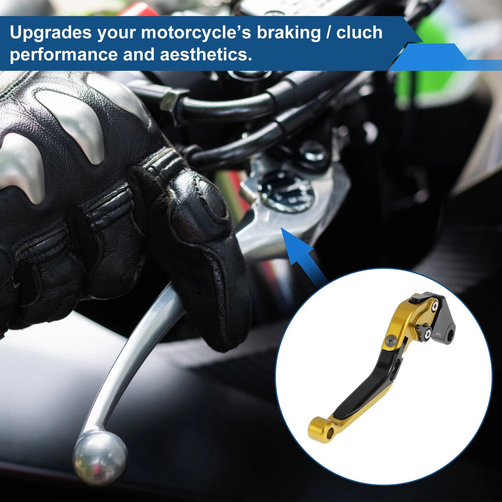 Adjustable Brake Clutch Lever for Honda X11 (1999–2002) Gold Black