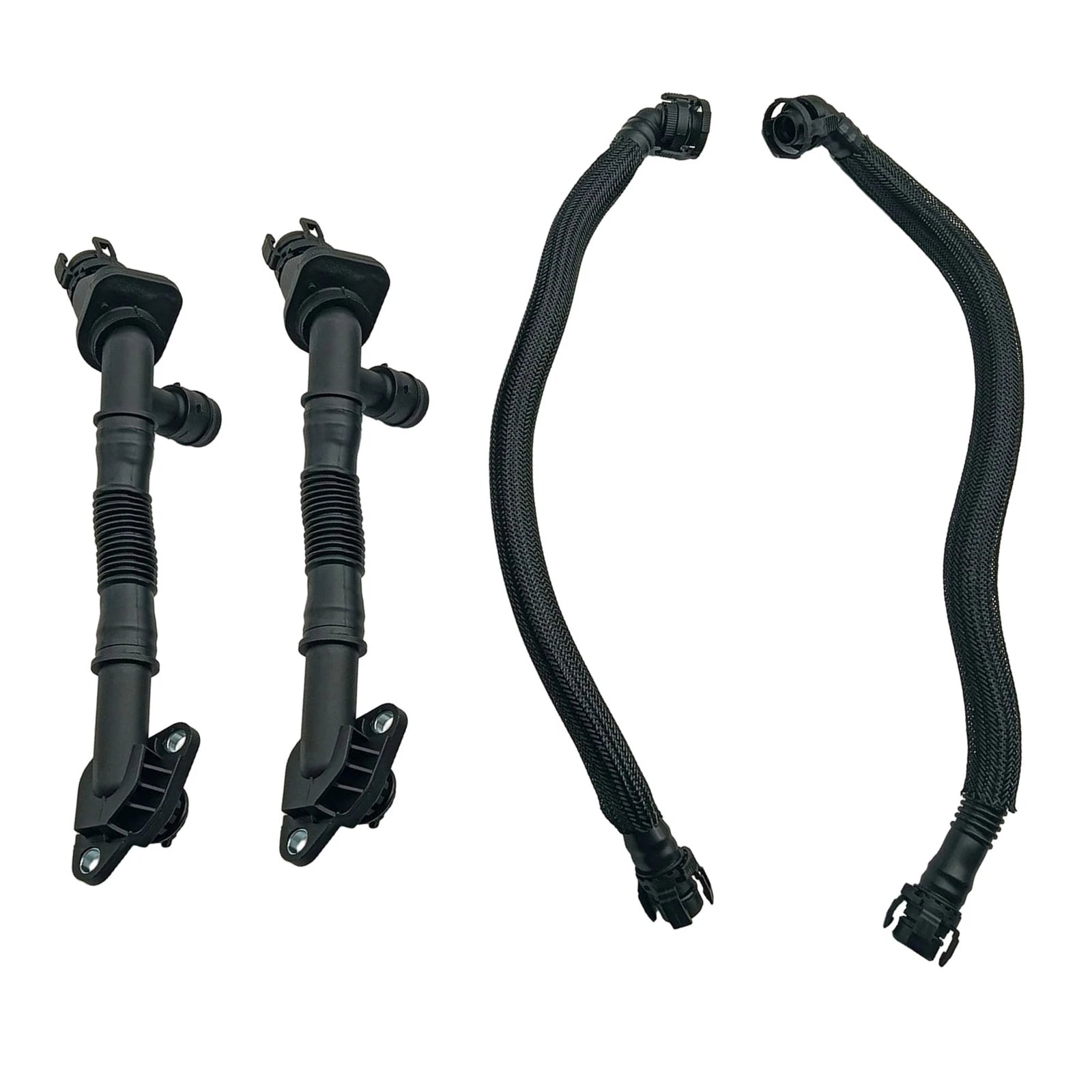 Set of 4 Crankcase Breather Hoses for BMW 550i 650i 750i X5 X6 (2006–2016)