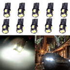 10x LED License Plate Light T10 194 168 for Chevrolet Buick