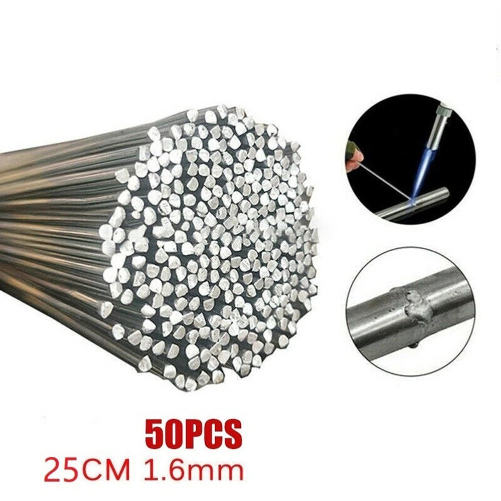 50pcs 1.6mm Low-Temperature Solder Welding Rods Wire 25cm