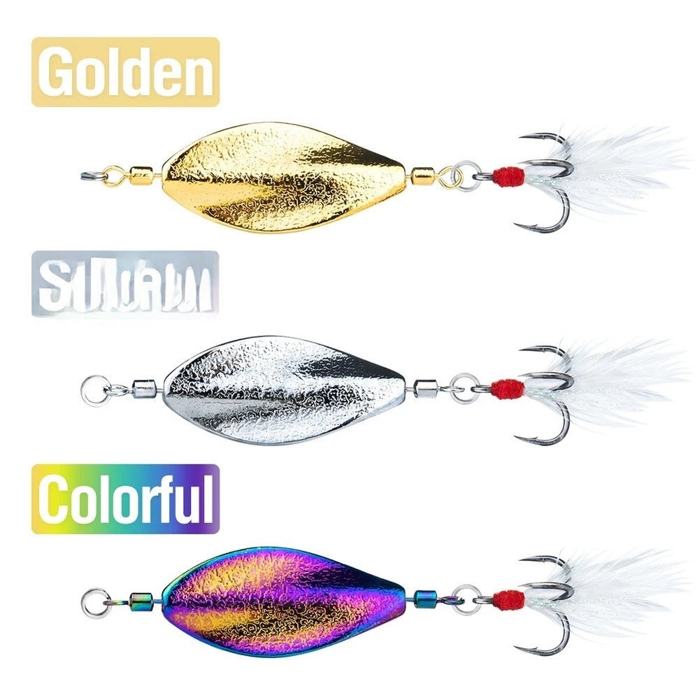 Fishing Lure Rotating 360 Degree for Various Species