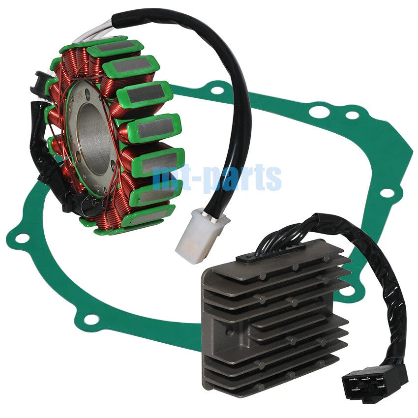 Stator Coil + Regulator Rectifier + Gasket for Suzuki GSX-R1000 (2001–2002) 31401-35F10