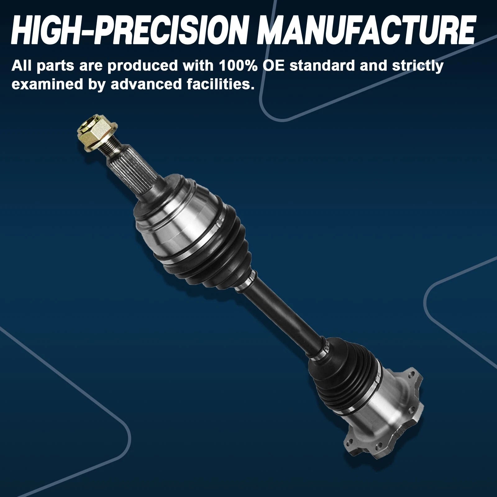 2X 4WD Front CV Axle for Chevy Silverado 1500, Suburban, GMC Yukon XL (2007–2014)