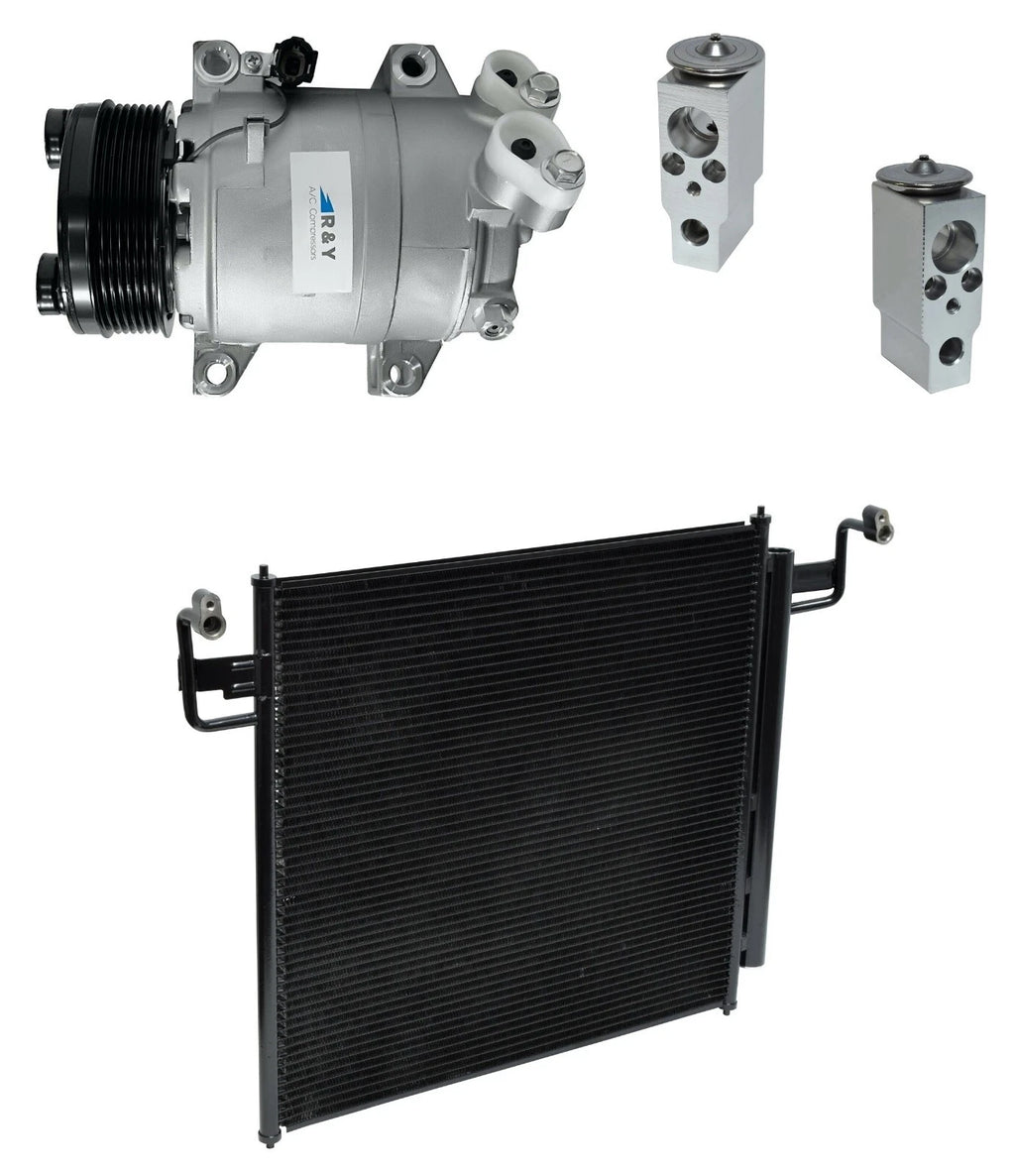 A/C Compressor Kit With Condenser for Nissan Armada 5.6L (2014–2019)