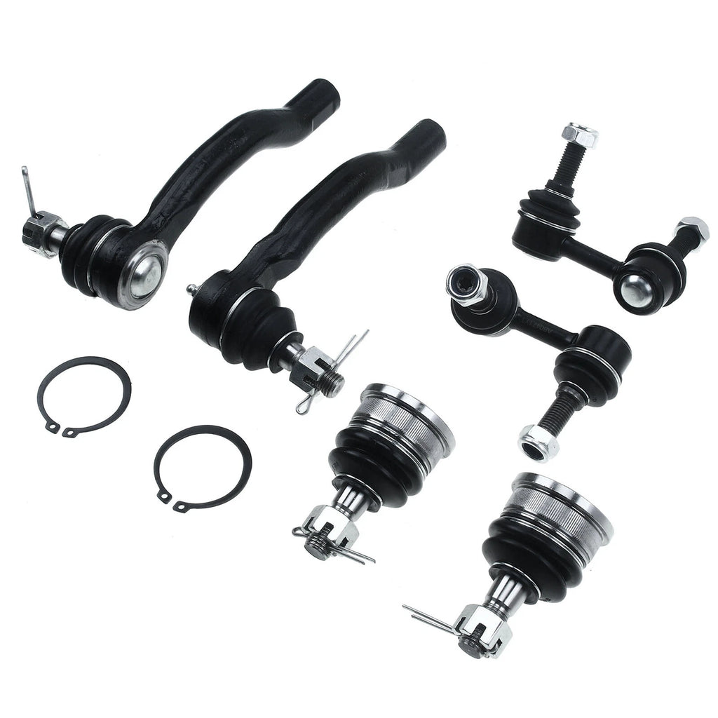 6X Front Ball Joints & Sway Bar Tie Rods for Nissan Frontier Pathfinder