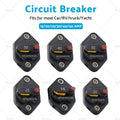 15A-50A Circuit Breaker for 12V 24V DC (Waterproof, Manual Reset)