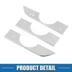 Dashboard AC Button Cover Trim for Honda Civic (2022–2023) - Aluminum Alloy Silver Tone