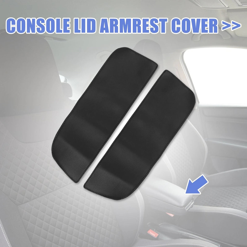 1 Pair Center Console Lid Armrest Cover Protector for BMW X5 X6 (2007–2013)