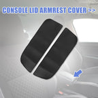 1 Pair Center Console Lid Armrest Cover Protector for BMW X5 X6 (2007–2013)