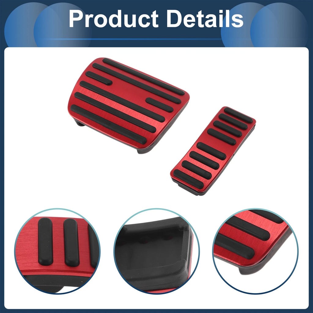 2Pcs Accelerator Pedal Covers for Audi A4 A5 A6 Q5 (2014–2020)
