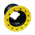 Set of 2 DWT G3 Rear Yellow Beadlock Wheels for Raptor 700 660 (2006–2014)