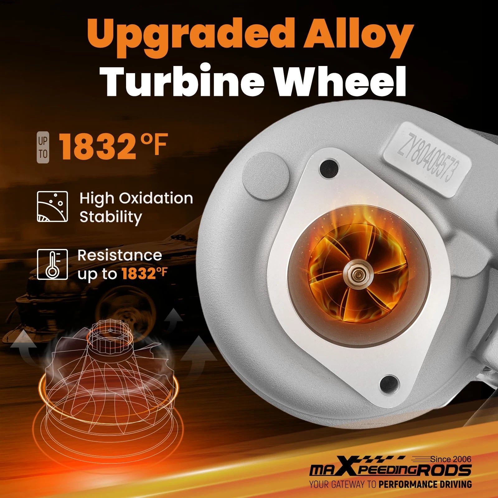 Upgraded Billet Turbocharger for Nissan Patrol Y61 (2.8 TD RD28TI)