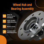 Front Wheel Hub & Bearing Assembly for Dodge RAM 2500 4WD (1994–1999) HA590020