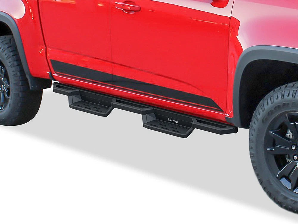 Steel Pocket Steps for Chevy Colorado GMC Canyon Crew Cab (2015-2026)