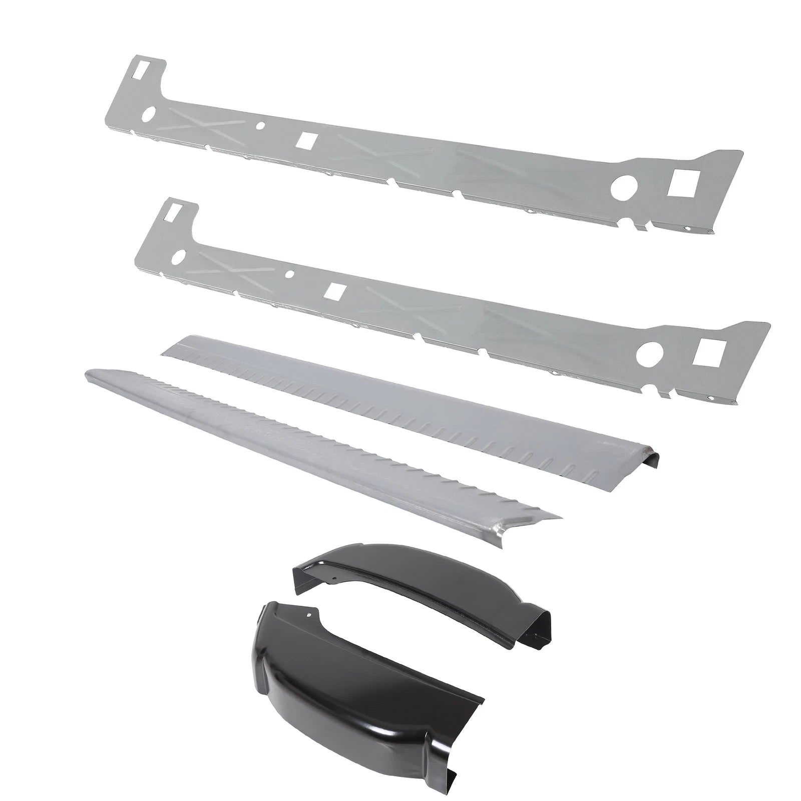 Set of 2 Inner & Outer Rocker Panels w/ Cab Corners for Chevy Silverado (1999–2007)