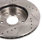 Front Drilled Rotors & Ceramic Brake Pads for Honda Accord (2008–2010)